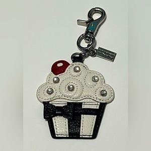 My flat in London by Brighton leather cupcake purse charm.